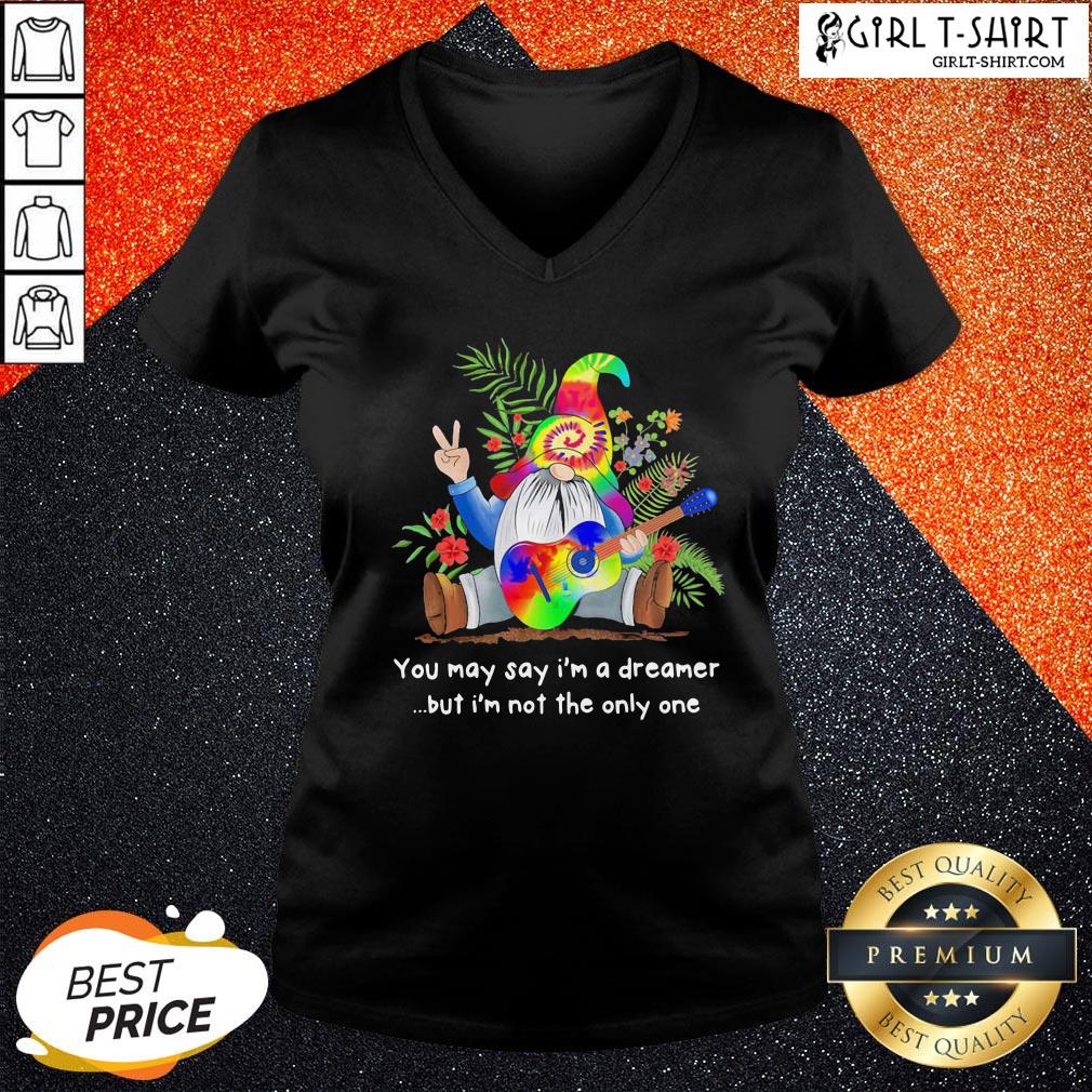 Economic Gnome Guitar You May Say I’m A Dreamer But I’m Not The Only One Shirt - Image 2