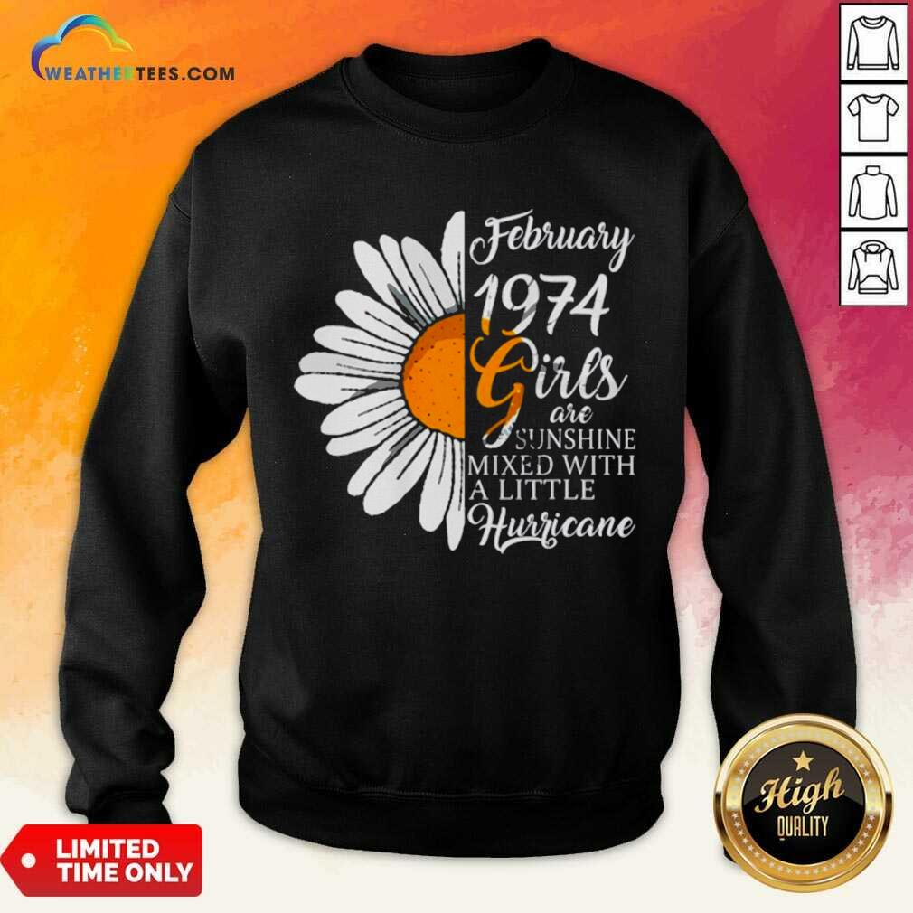 Ecstatic February Girl 1974 Birthday Shirt - Image 3