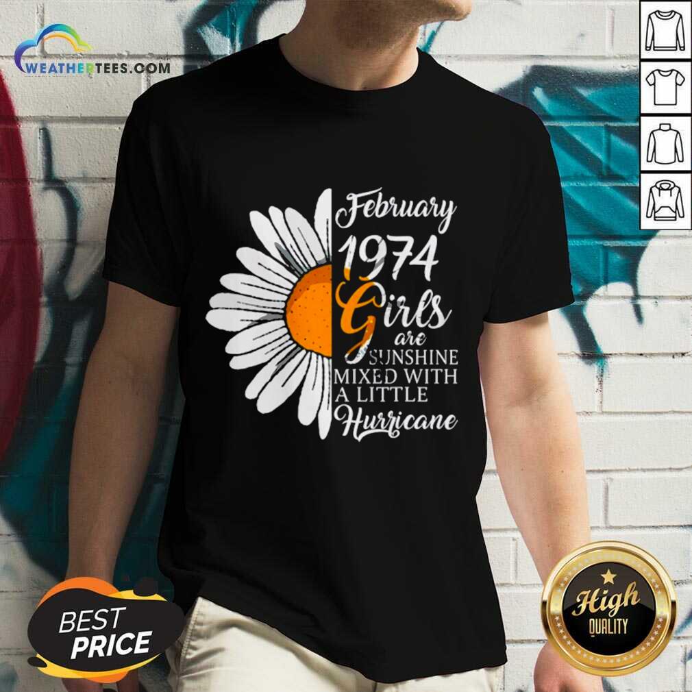 Ecstatic February Girl 1974 Birthday Shirt - Image 5