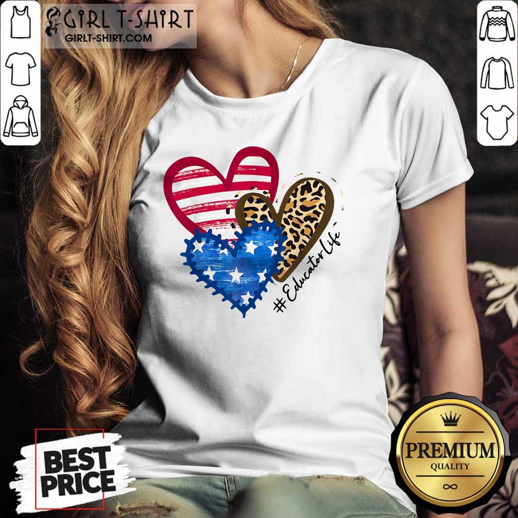 Educator Life Heart Shirt - Image 2