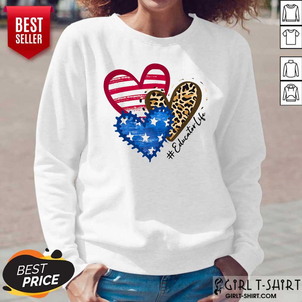Educator Life Heart Shirt - Image 5