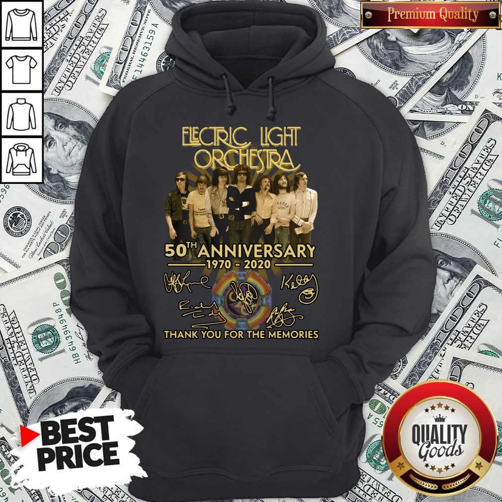 Electric Light Orchestra 50th Anniversary 1970 2020 Thank You For The Memories Signature Shirt - Image 5