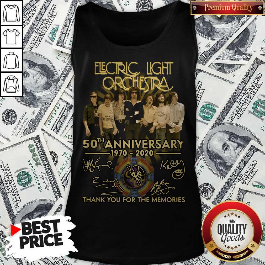 Electric Light Orchestra 50th Anniversary 1970 2020 Thank You For The Memories Signature Shirt - Image 3
