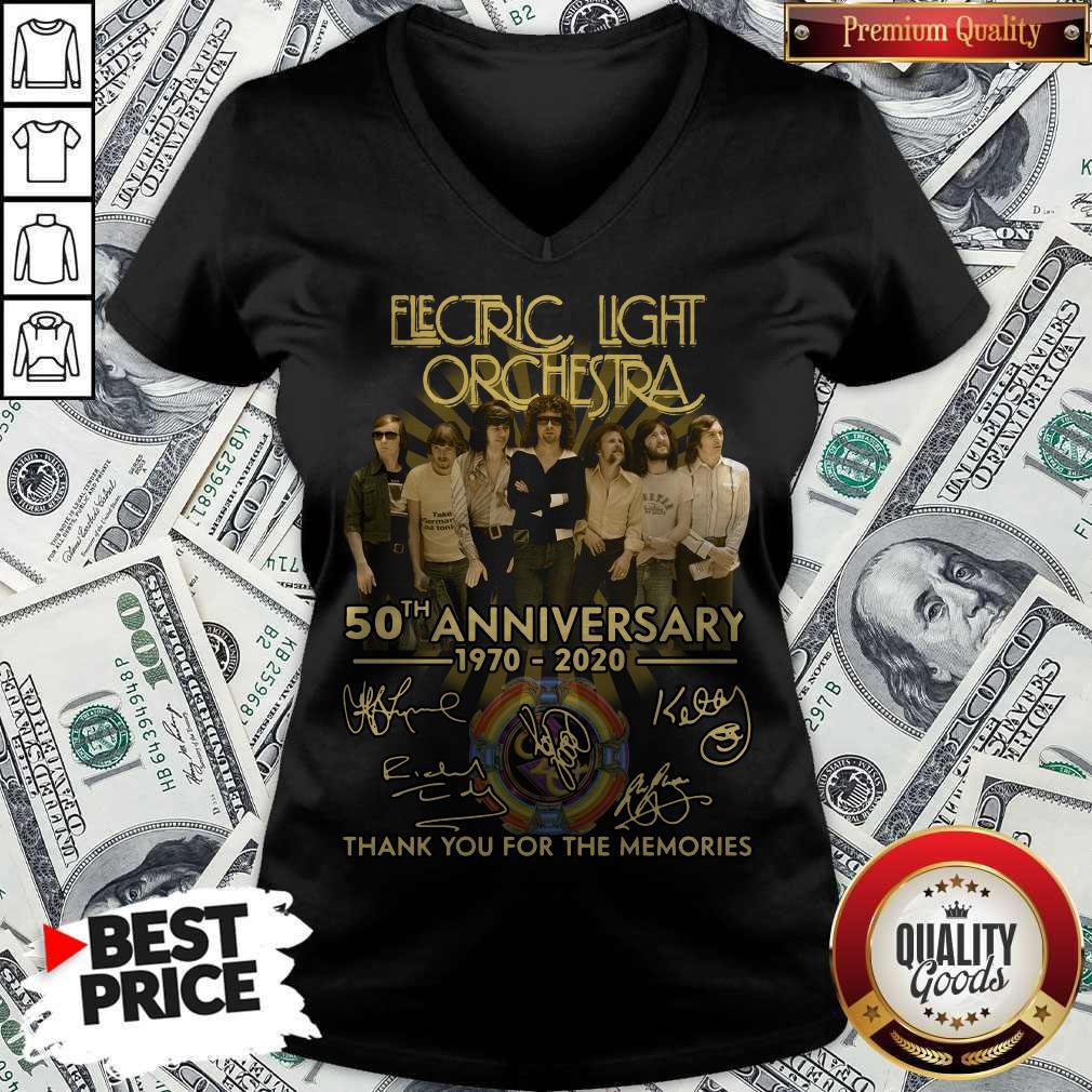 Electric Light Orchestra 50th Anniversary 1970 2020 Thank You For The Memories Signature Shirt - Image 2