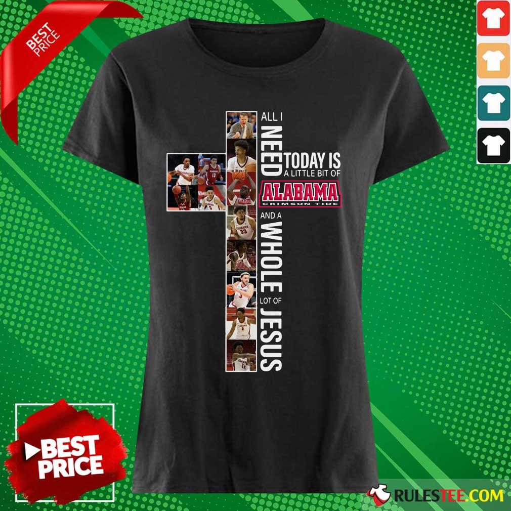 Enthusiastic Alabama Crimson Jesus Shirt - Image 2