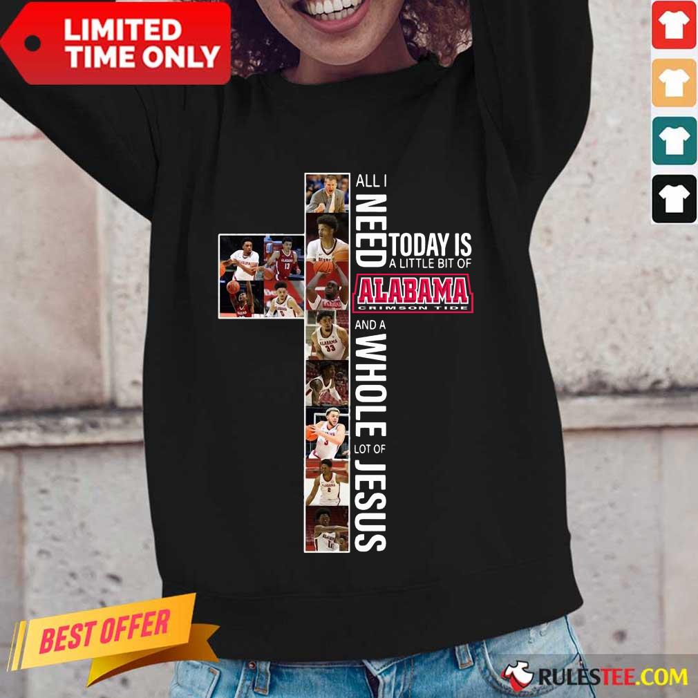 Enthusiastic Alabama Crimson Jesus Shirt - Image 5
