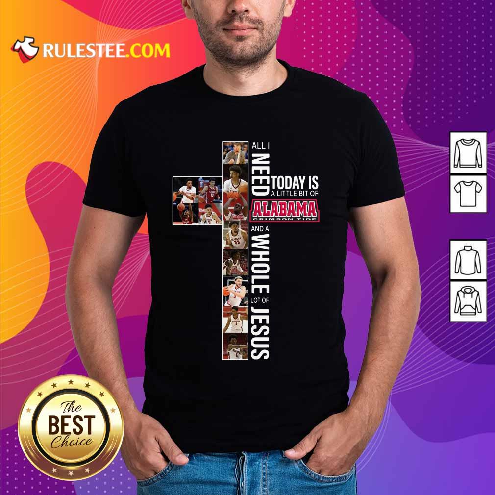 Enthusiastic Alabama Crimson Jesus Shirt