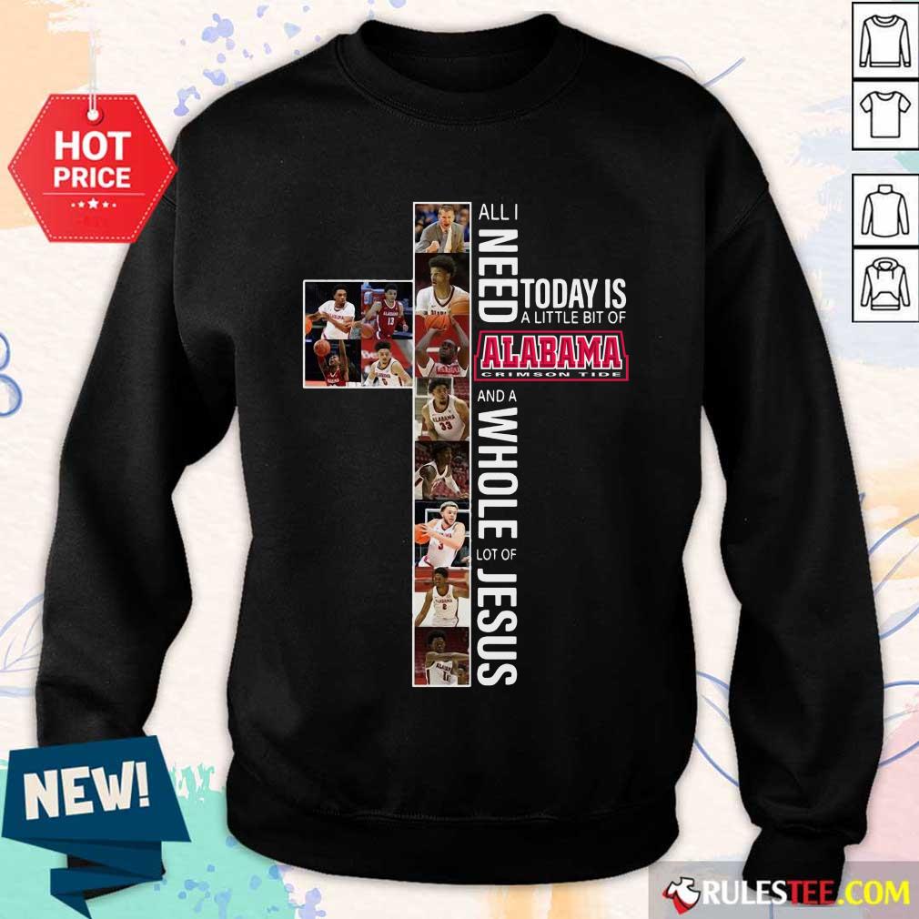 Enthusiastic Alabama Crimson Jesus Shirt - Image 4