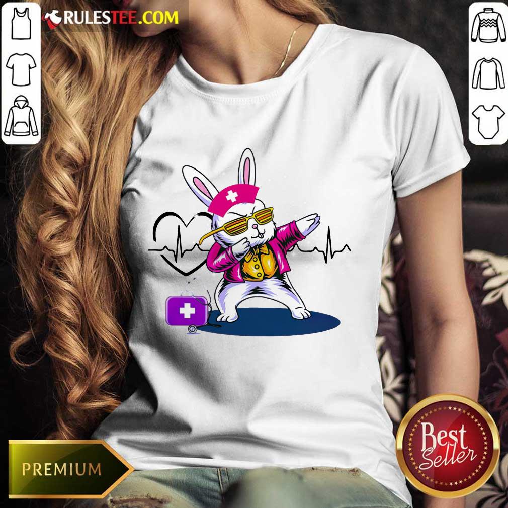 Enthusiastic Bunny Nurse Dab 2021 Shirt - Image 2