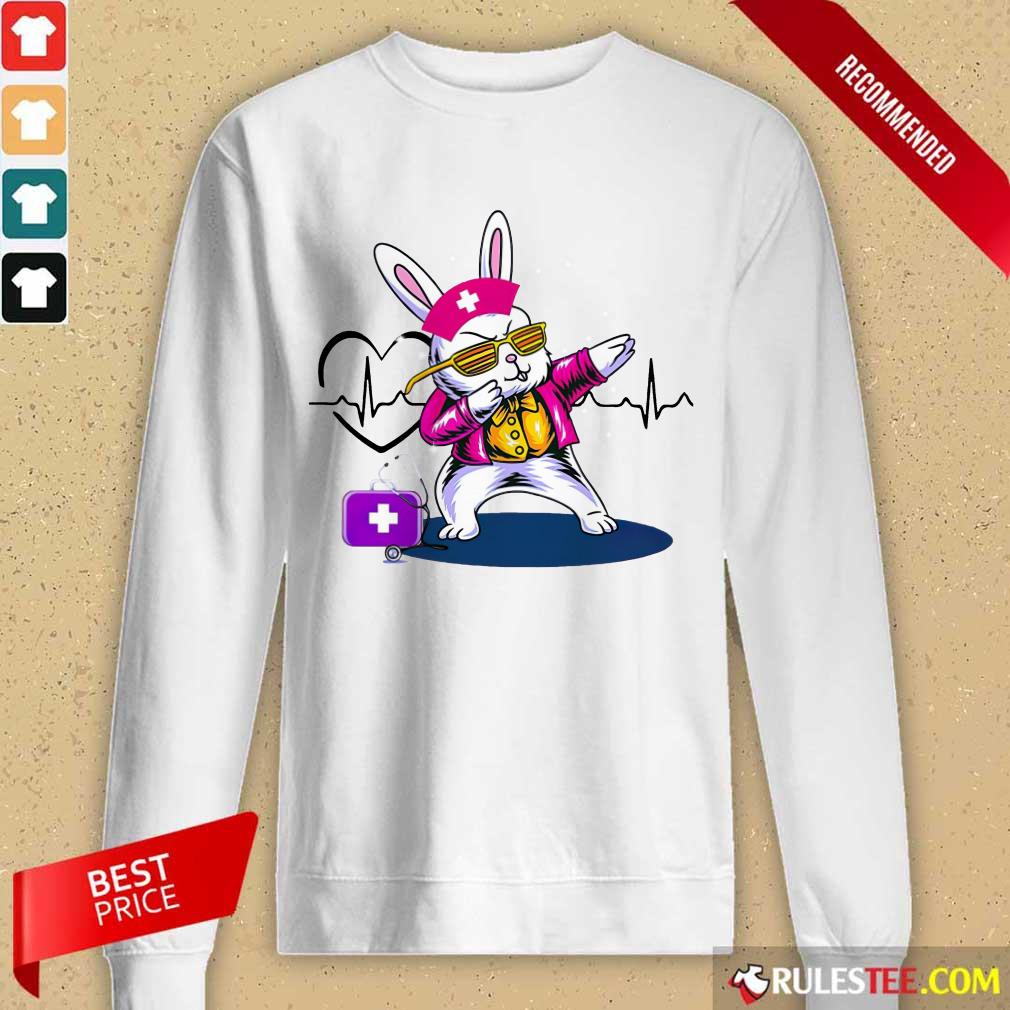 Enthusiastic Bunny Nurse Dab 2021 Shirt - Image 5
