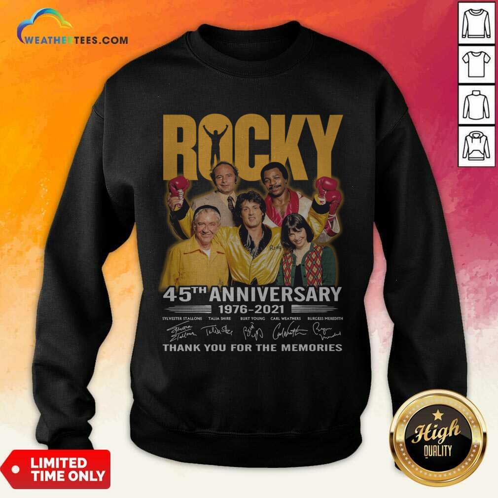 Enthusiastic Rocky 45th Anniversary Shirt - Image 3