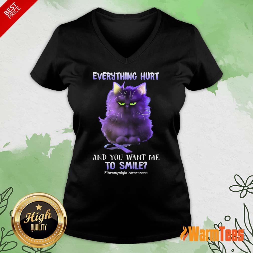 Every Things Hurt And You Want Me To Smile Shirt - Image 5