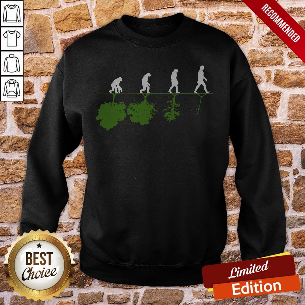 Evolution Humans And Trees Shirt - Image 4