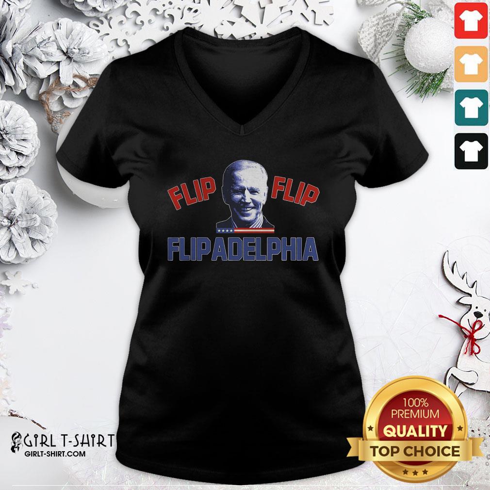Excellent Biden 2020 Election and Flip Flip Flipadelphia Shirt - Image 2