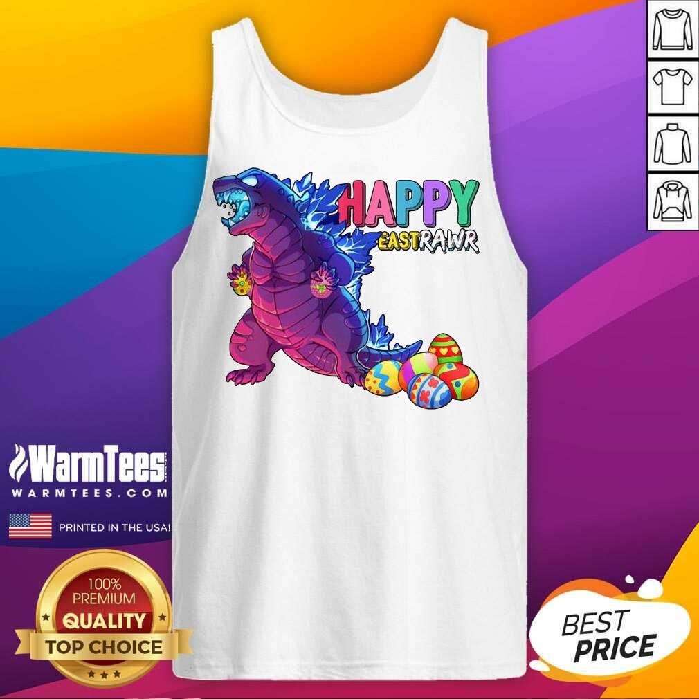 Excellent Godzilla Happy Eastrawr 2021 Shirt - Image 3