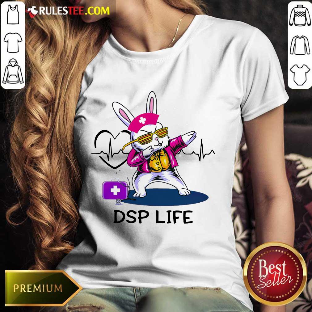 Excited Bunny Nurse Dab DSP Life 2020 Shirt - Image 2