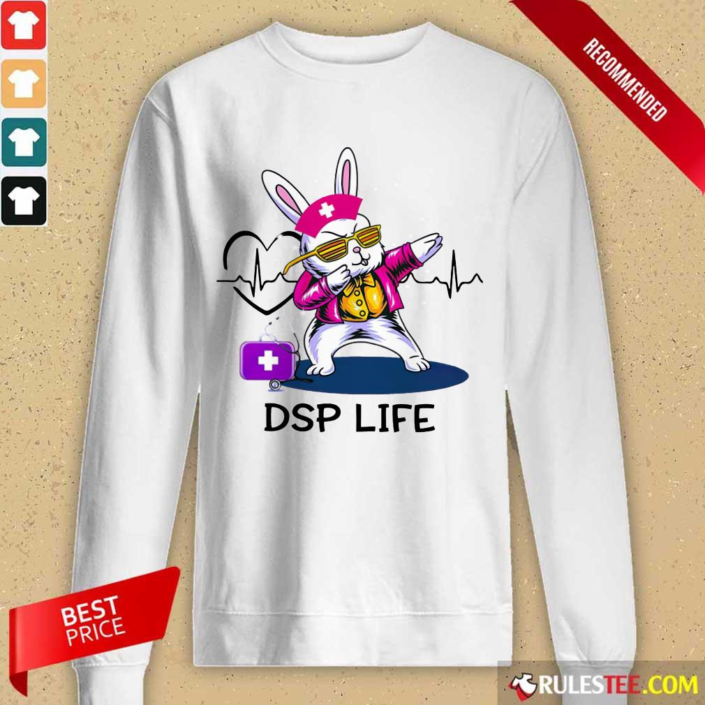 Excited Bunny Nurse Dab DSP Life 2020 Shirt - Image 5