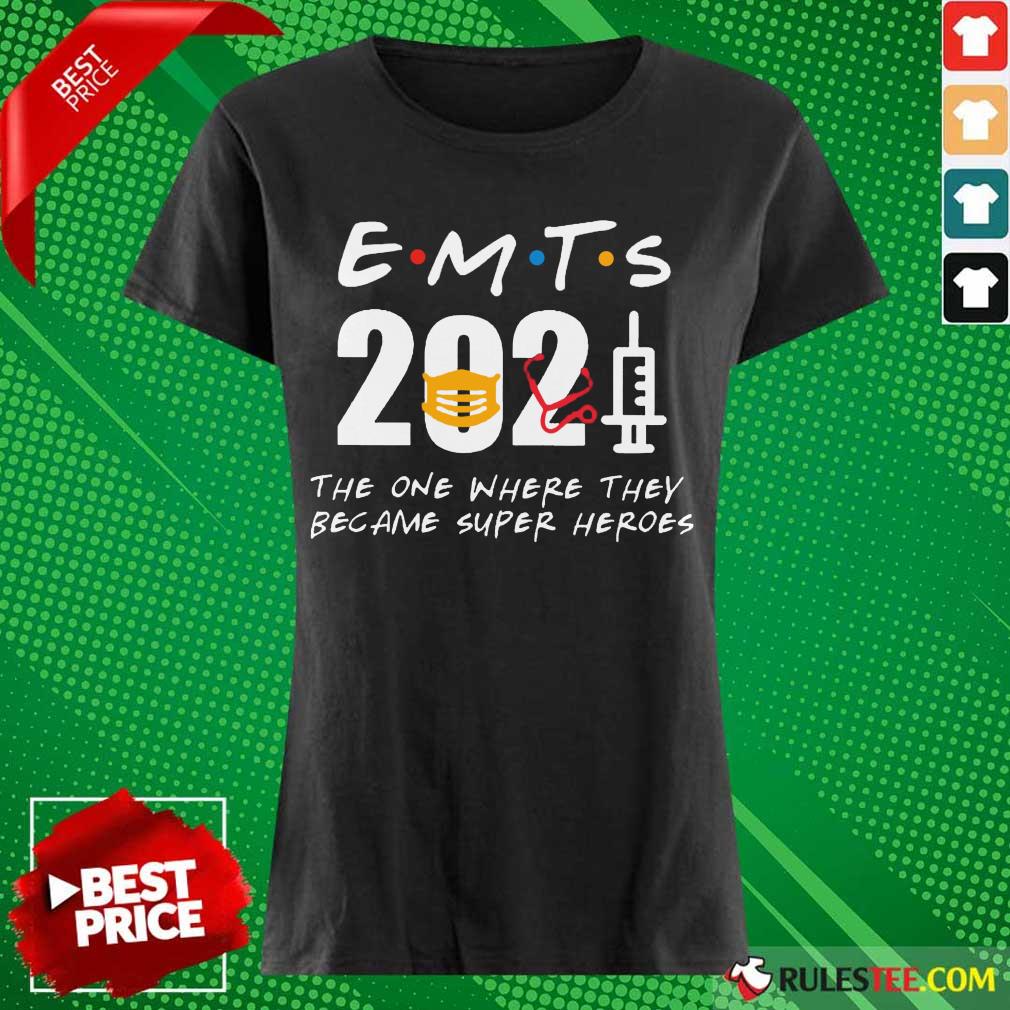 Excited EMTs 2021 SuperHeroes Shirt - Image 2