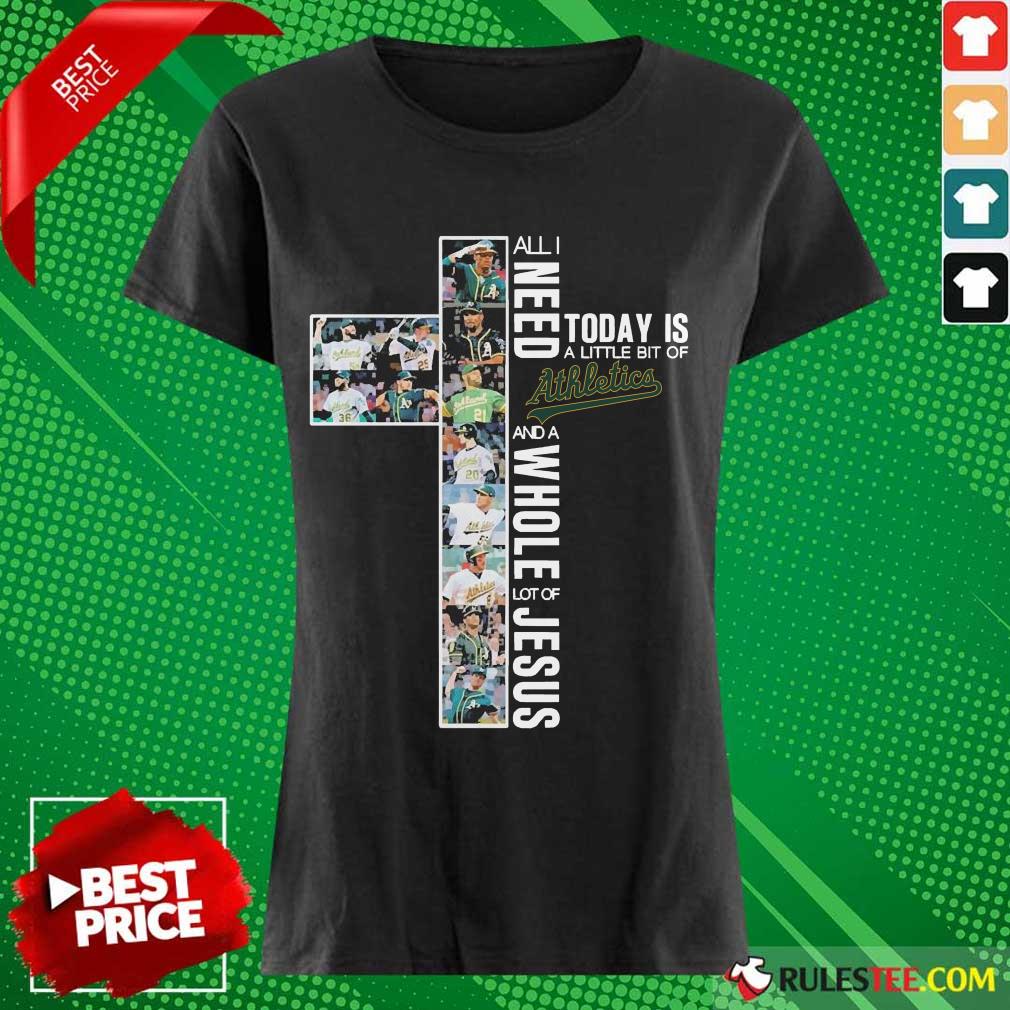 Excited Oakland Athletics Jesus 2021 Shirt - Image 2