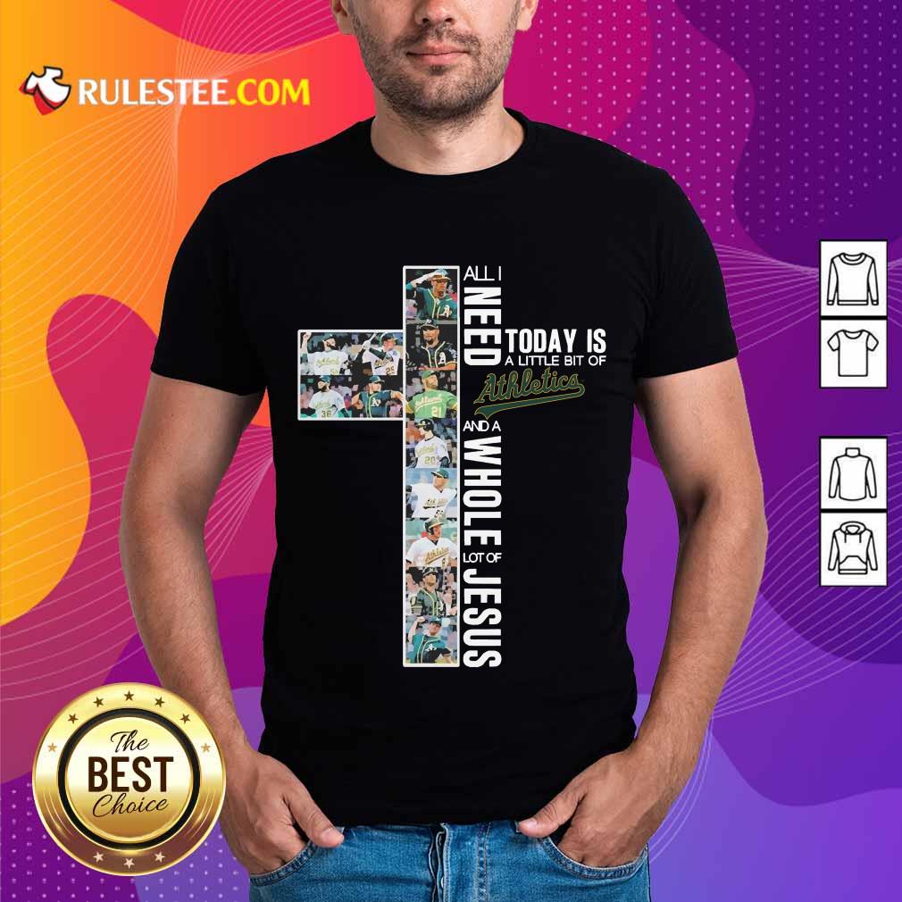 Excited Oakland Athletics Jesus 2021 Shirt