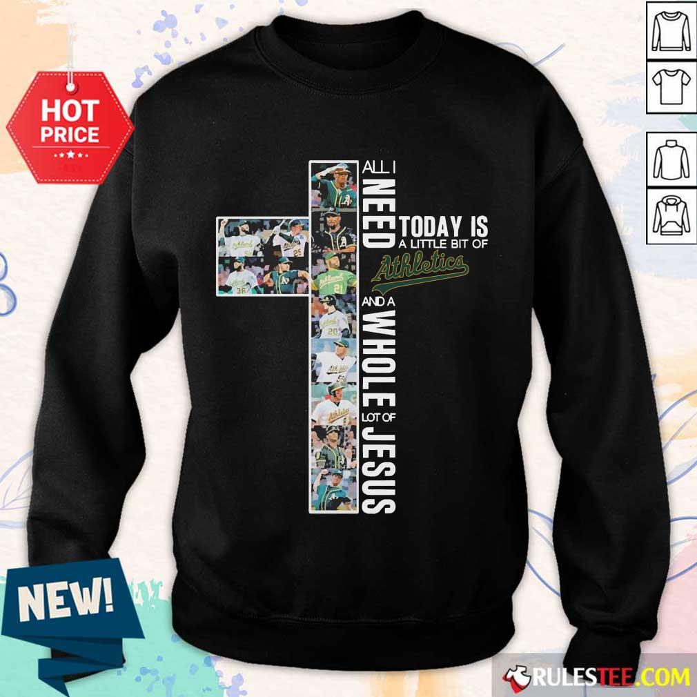 Excited Oakland Athletics Jesus 2021 Shirt - Image 4