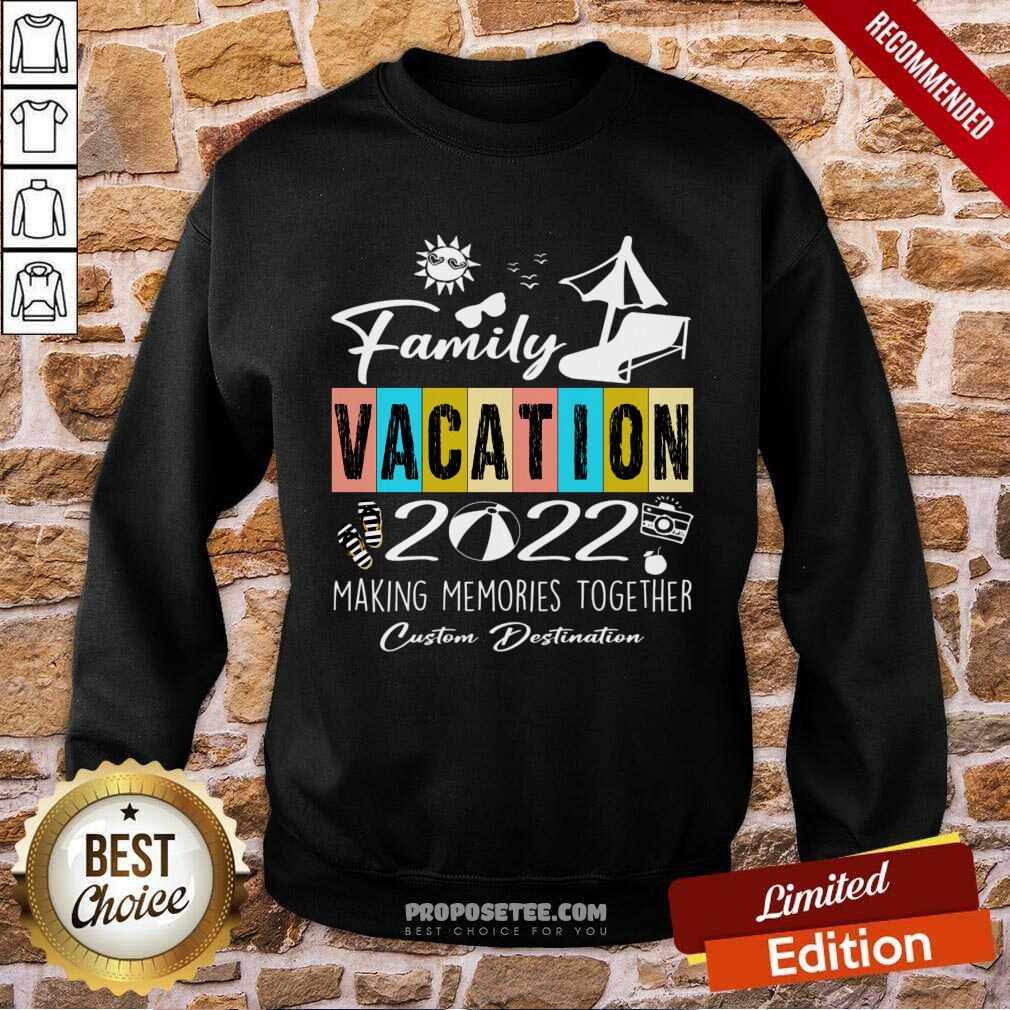 Family Vacation 2022 Making Memories Together Shirt - Image 4