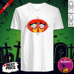 Alternative view of Fans Forever Sugar Skull Day Of Dead Muertos Halloween Shirt