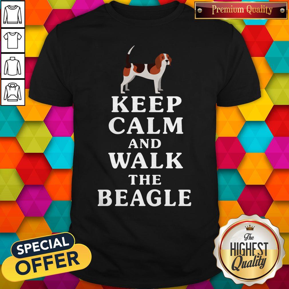 Fantastic Keep Calm And Walk The Beagle Shirt