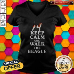 Alternative view of Fantastic Keep Calm And Walk The Beagle Shirt