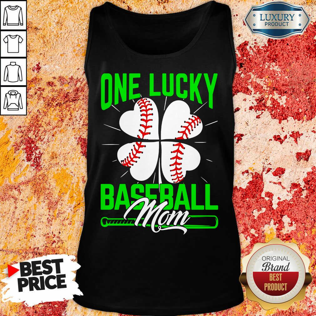 Fantastic One Lucky Baseball Mom Shirt - Image 4
