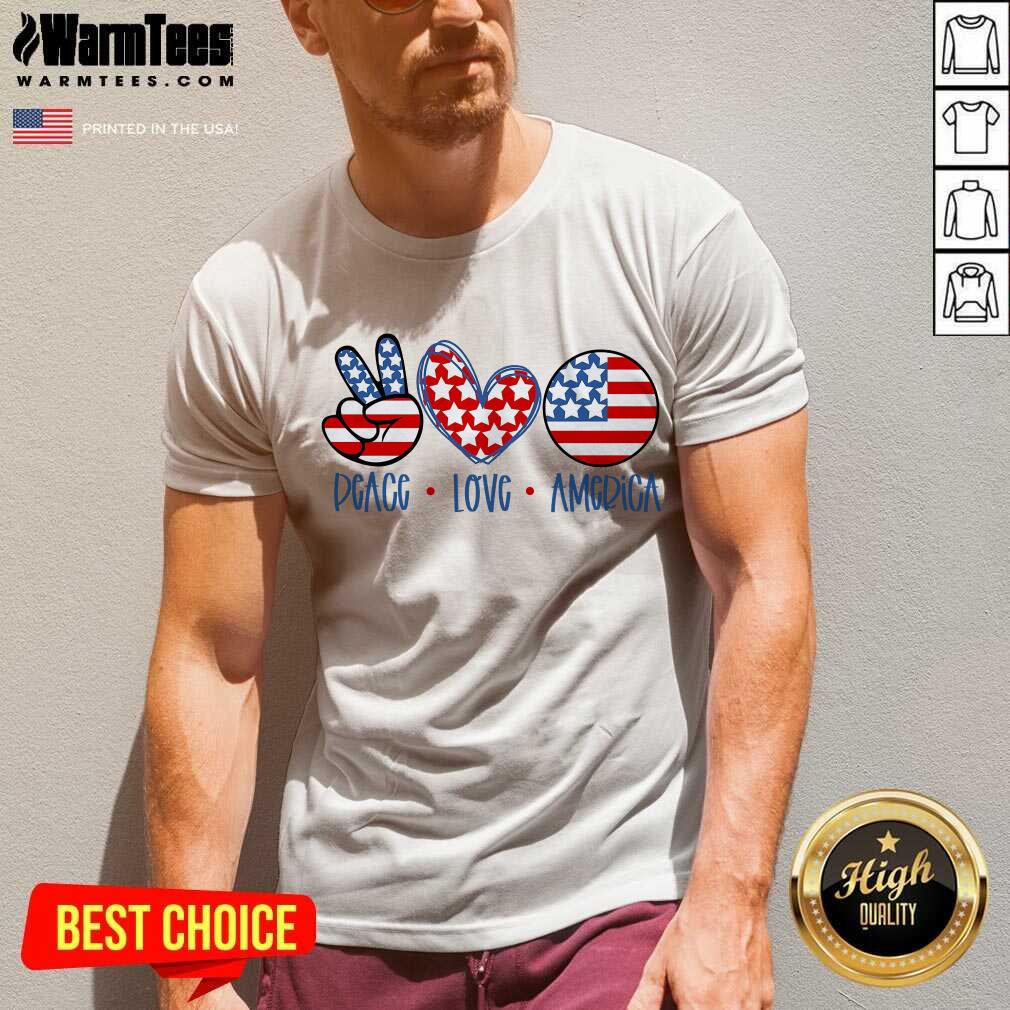 Fantastic Peace Love America Shirt - Image 5