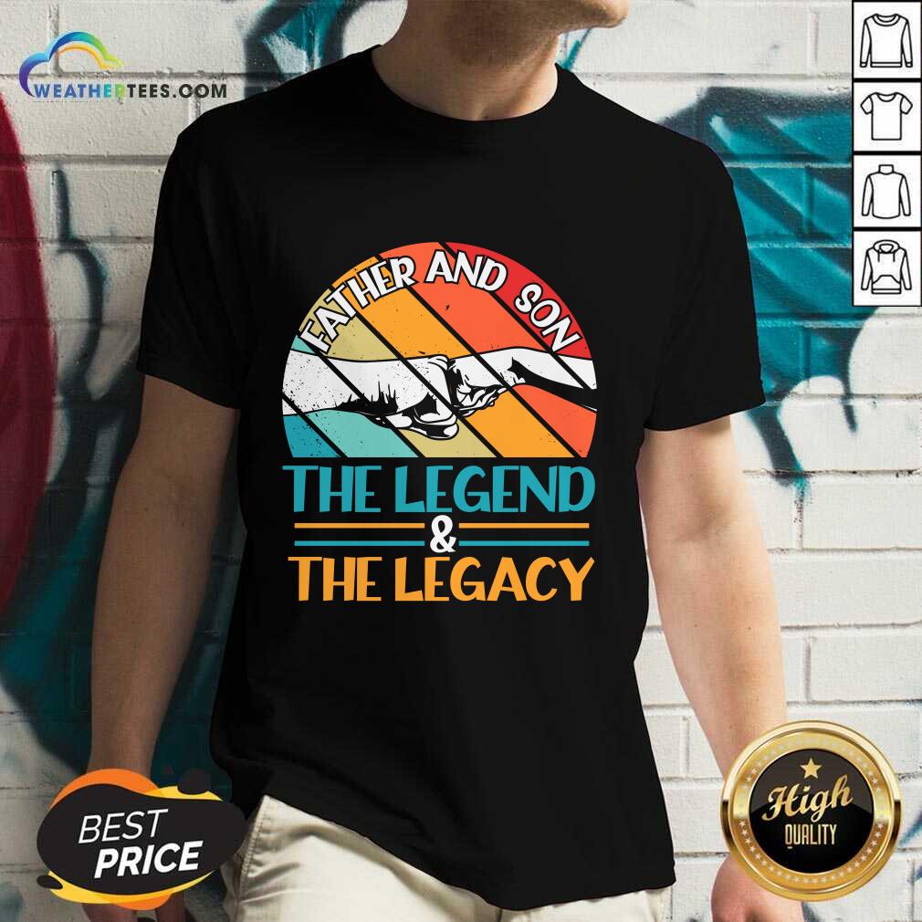 Father And Son The Legend And The Legacy Vintage Shirt