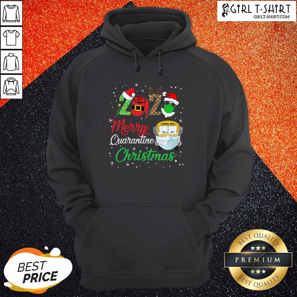Feel 2020 Merry Quarantine Christmas School Bus Face Mask Shirt - Image 5