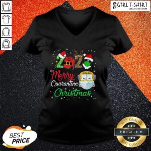 Alternative view of Feel 2020 Merry Quarantine Christmas School Bus Face Mask Shirt