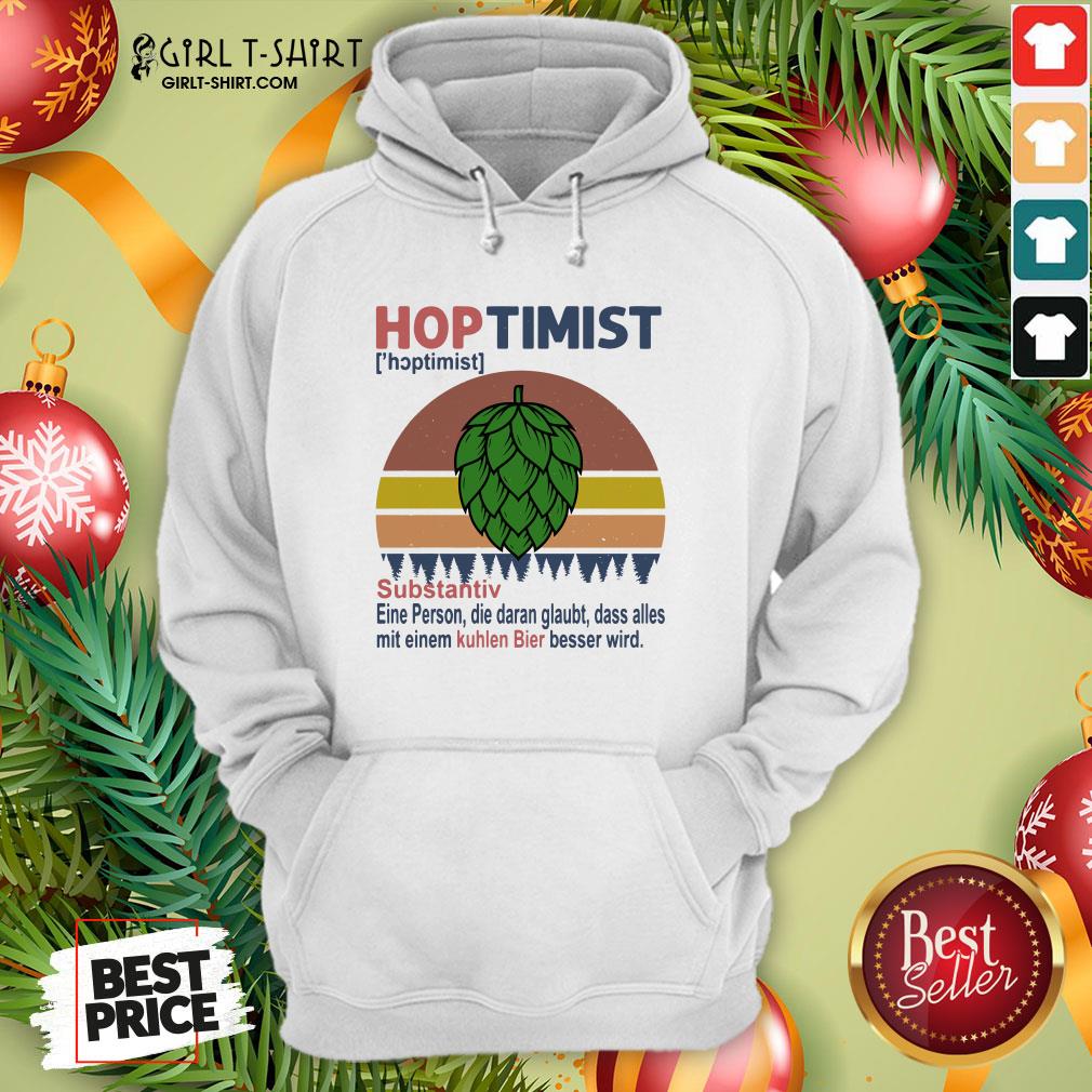 Feel Hoptimist Noun A Person Who Believes In It Vintage Retro Shirt - Image 5