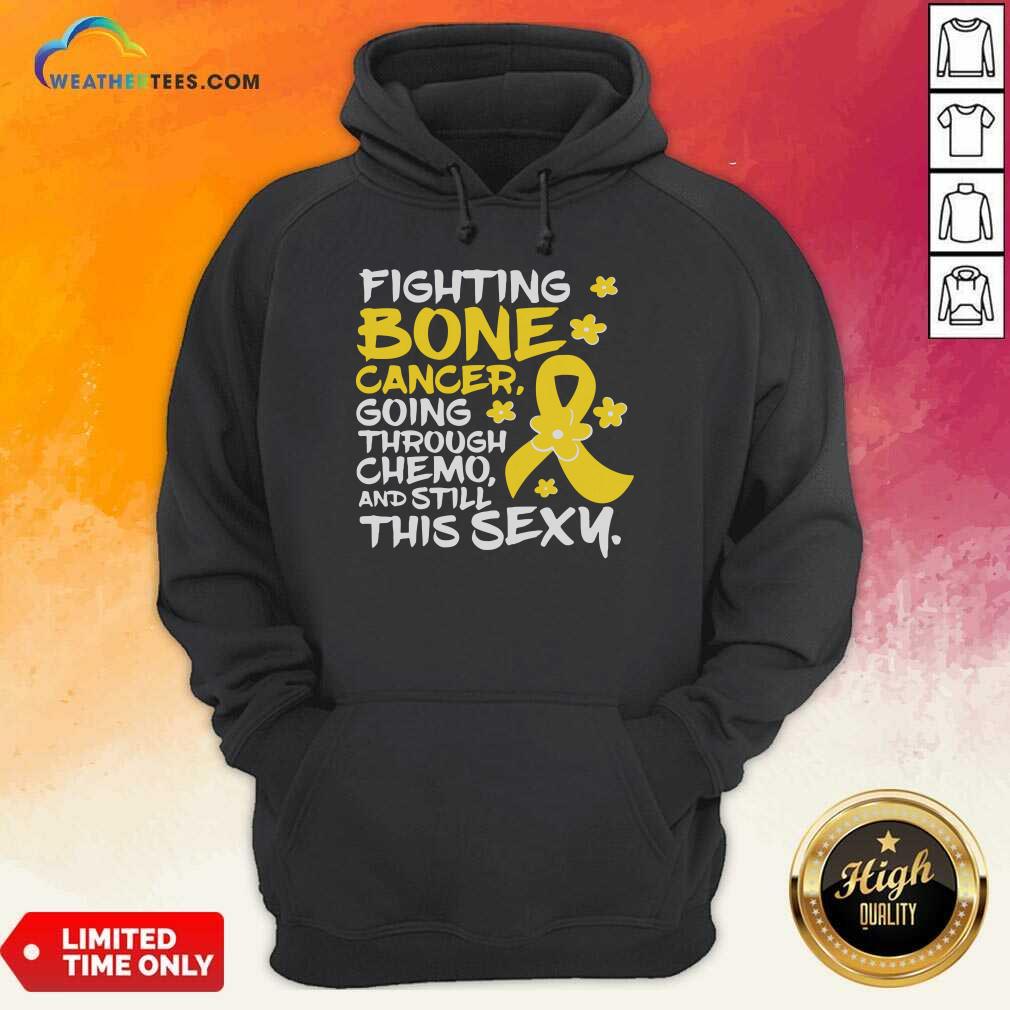 Fighting Bone Cancer Going Through Chemo And Still This Sexy Yellow Ribbon Shirt - Image 5