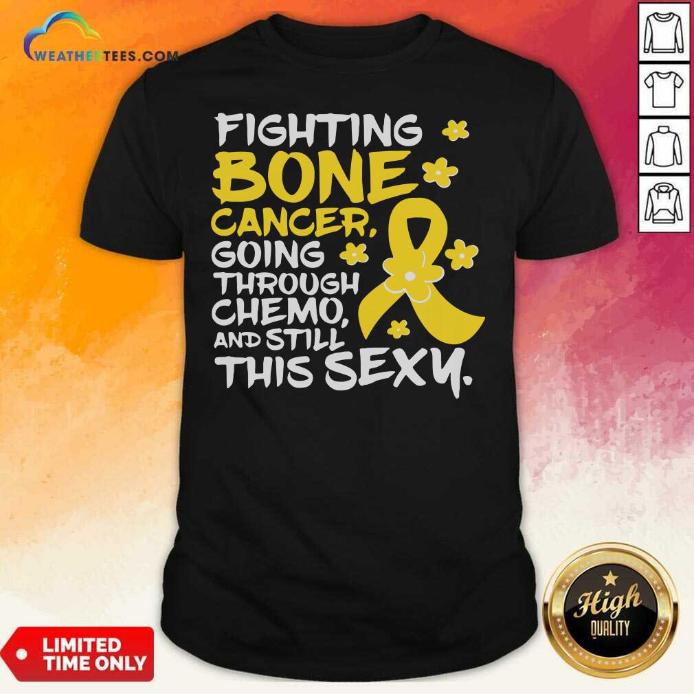 Fighting Bone Cancer Going Through Chemo And Still This Sexy Yellow Ribbon Shirt