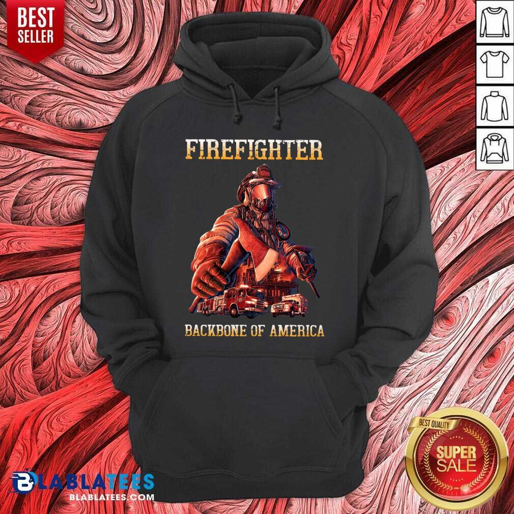 Firefighter Backbone Of America Shirt - Image 5