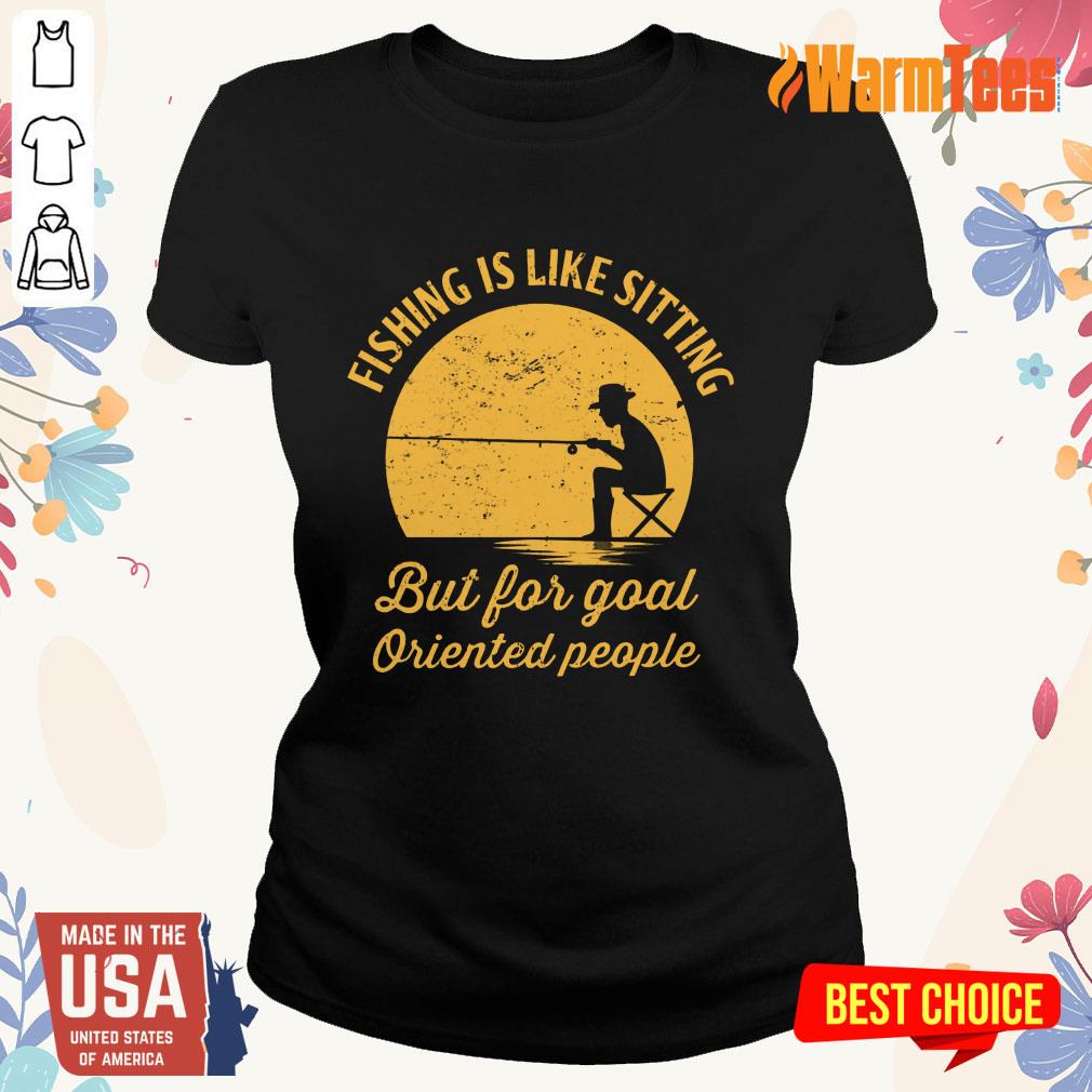 Fishing Is Like Sitting Vintage Shirt - Image 2