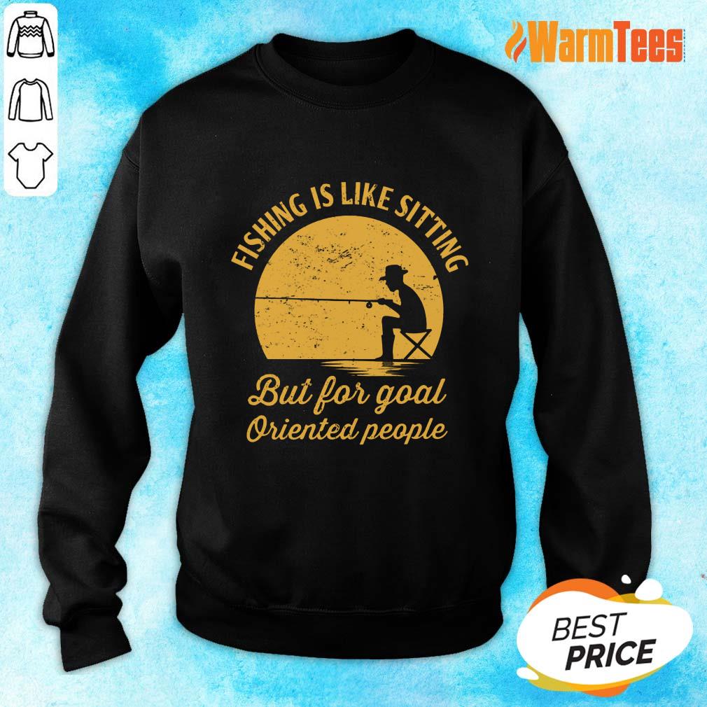 Fishing Is Like Sitting Vintage Shirt - Image 5
