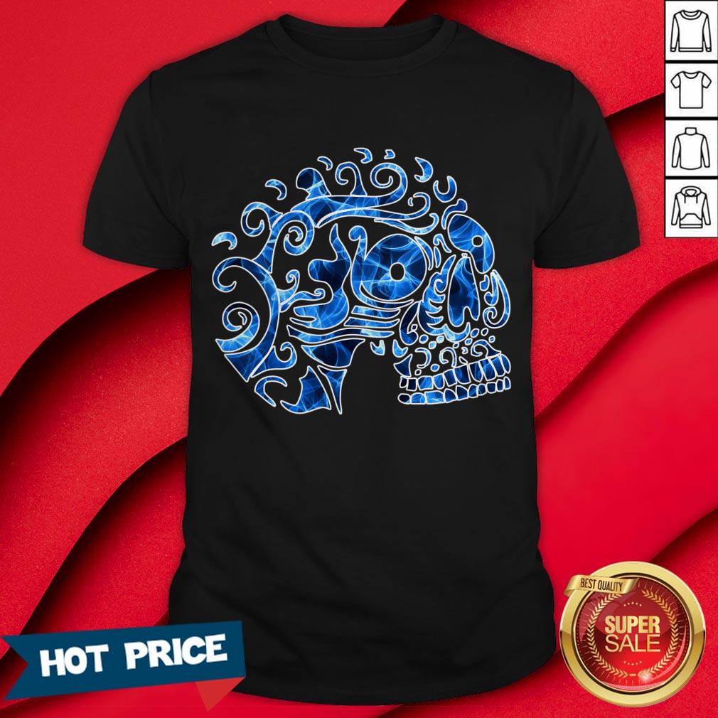 Flame Skull Day Of The Dead Dia De Los Muertos Shirt