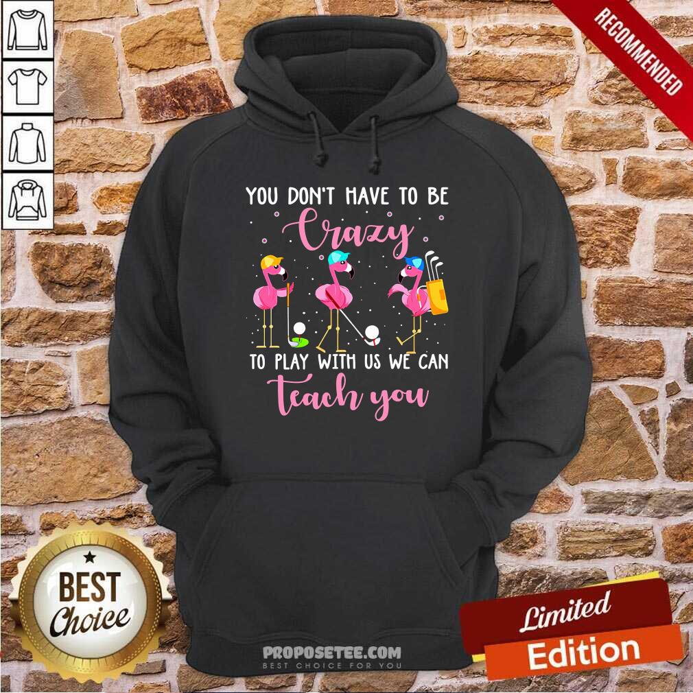 Flamingo You Dont Have To Crazy Shirt - Image 2