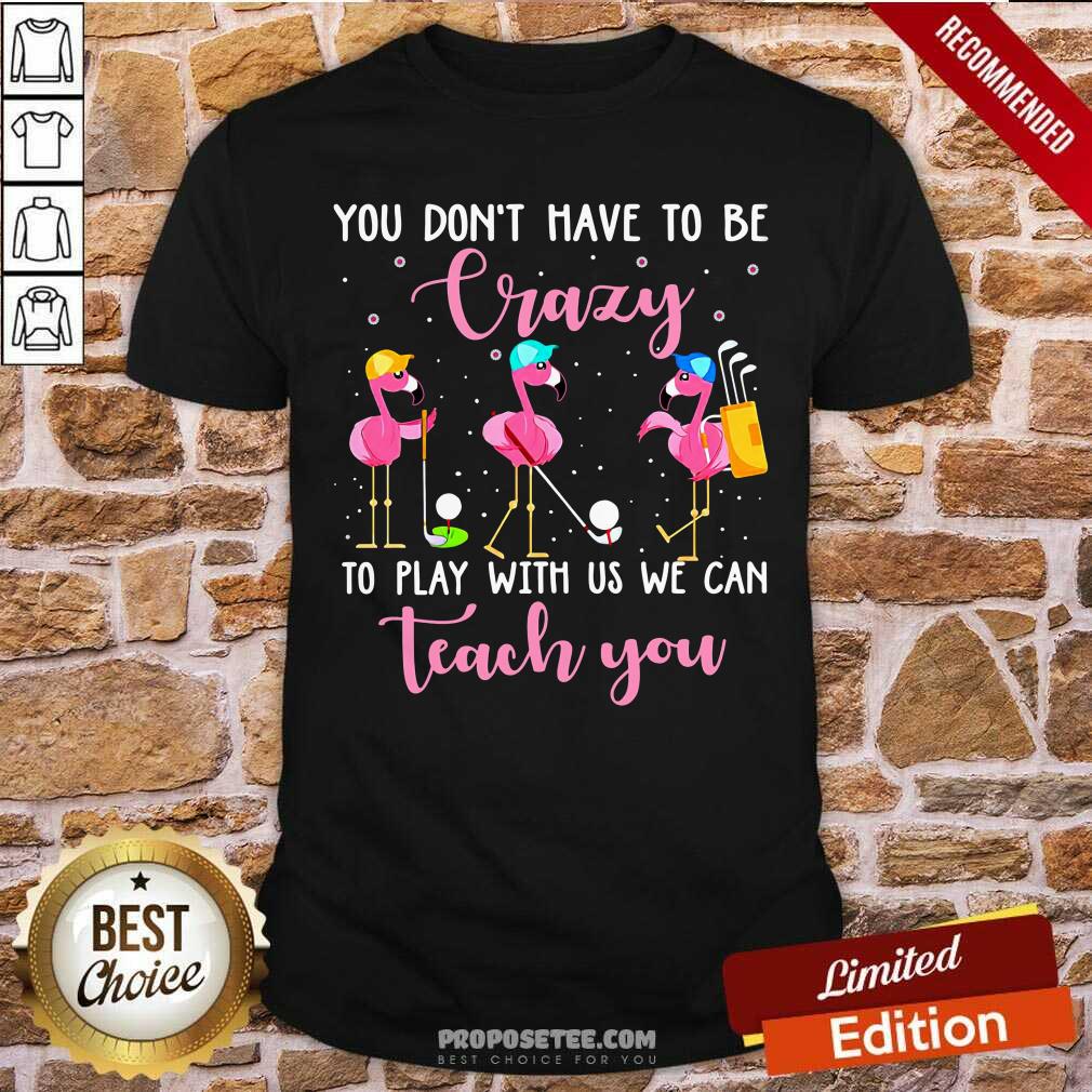 Flamingo You Dont Have To Crazy Shirt