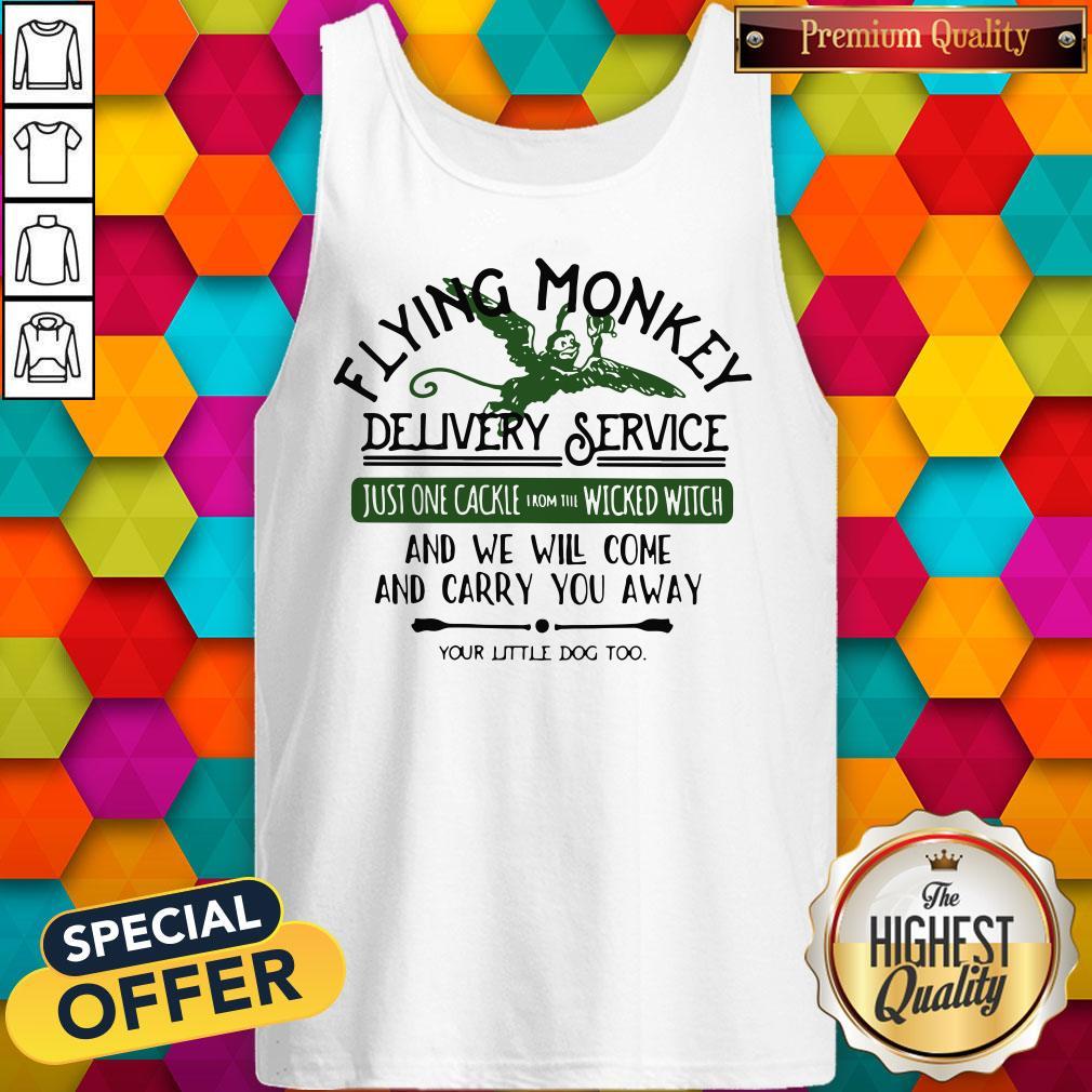 Flawless Flying Monkey Delivery Service Just One Cackie Wicked Witch Shirt - Image 3