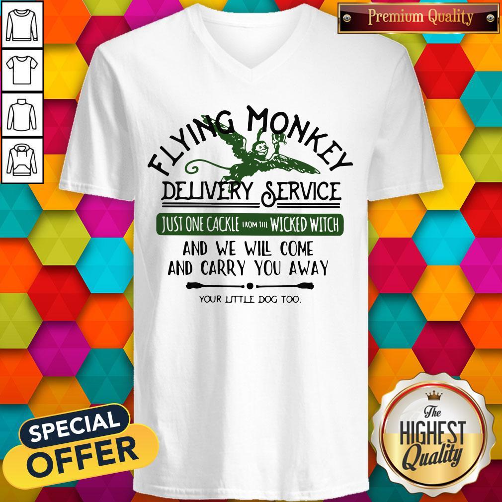 Flawless Flying Monkey Delivery Service Just One Cackie Wicked Witch Shirt - Image 2