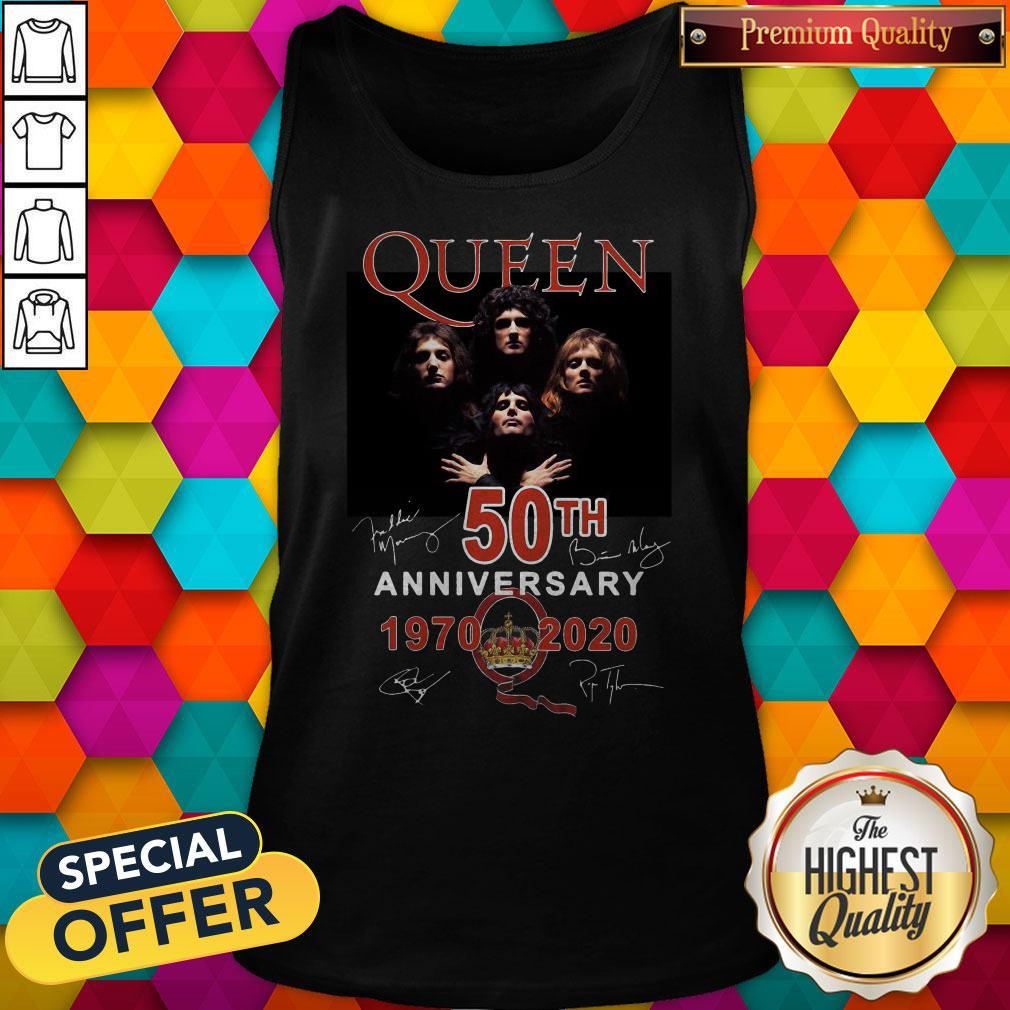 Flawless Queen 50th Anniversary 1970 2020 Signatures Shirt - Image 3