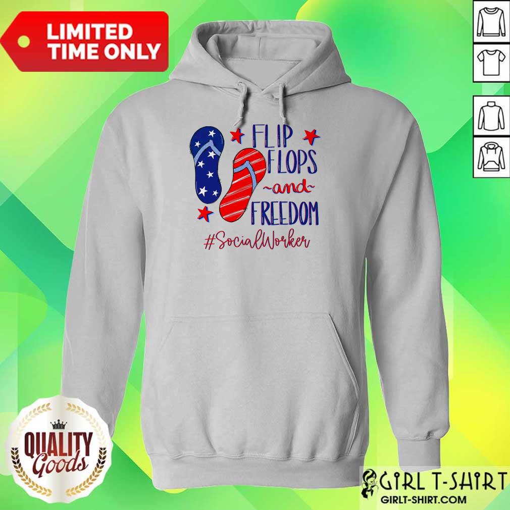 Flip Flops And Freedom Social Worker Shirt - Image 3