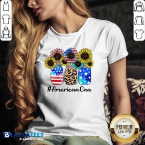Alternative view of Flower American CNA 4th Of July Shirt