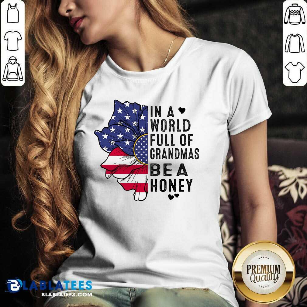 Flower In A World Full Of Grandmas Shirt - Image 3