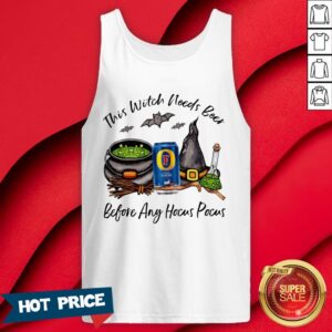 Alternative view of Foster's Classic This Witch Needs Beer Before Any Hocus Pocus Halloween T-Shirt